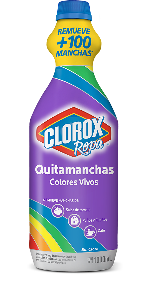 Clorox® Ropa Quitamanchas Colores Vivos | Clorox Ecuador